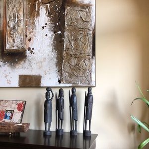 4 set handcuffs Africa art